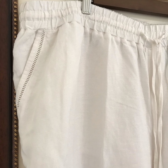Wide Leg Linen Pants - Picture 3 of 10